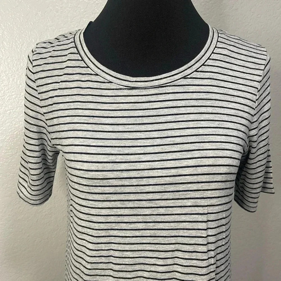 H&M Divided Grey and Black Striped Shirt Dress Size XS - Picture 2 of 7
